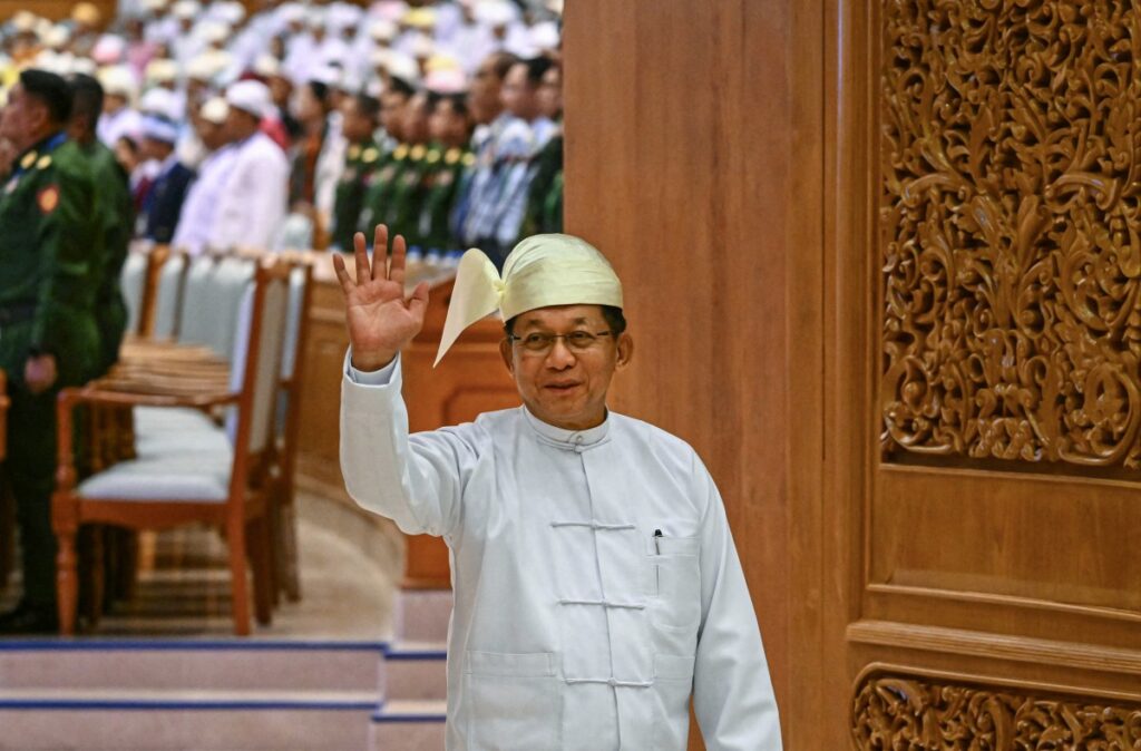 Myanmar’s Junta Head Sworn In As President 2 MyCelestialApp AFP 20260410 A7CB276 v5 MidRes MyanmarPolitics MyCelestialApp