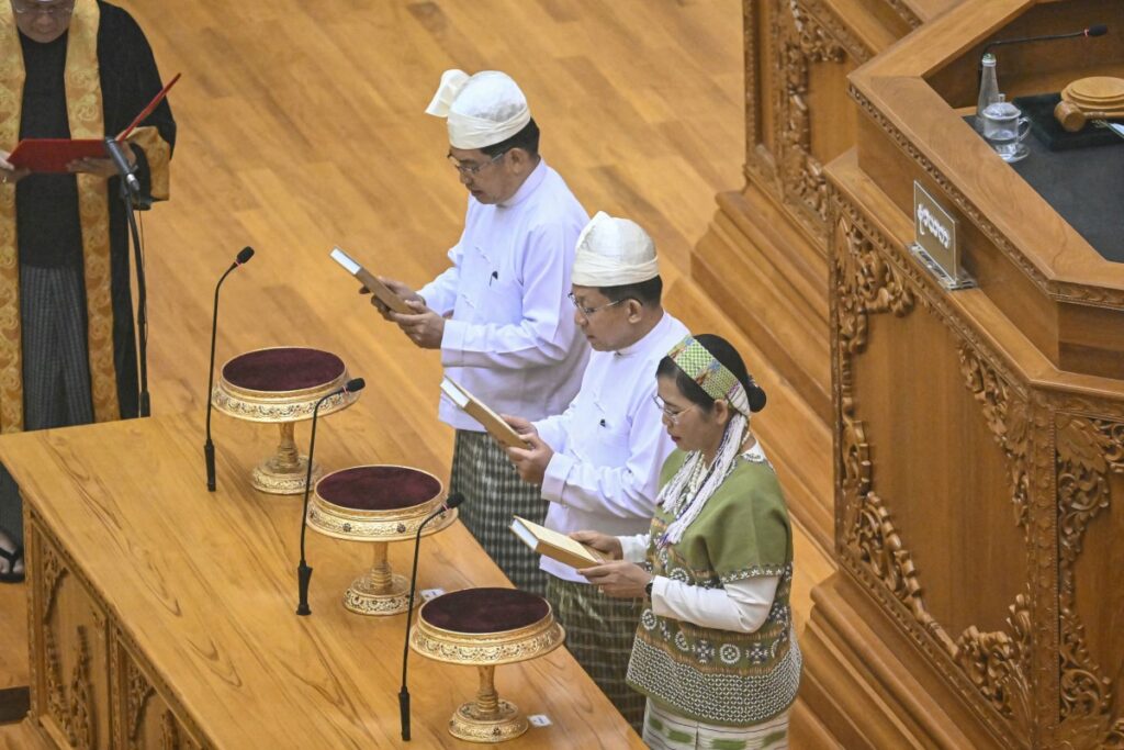 Myanmar’s Junta Head Sworn In As President Myanmar’s Junta Head Sworn In As President