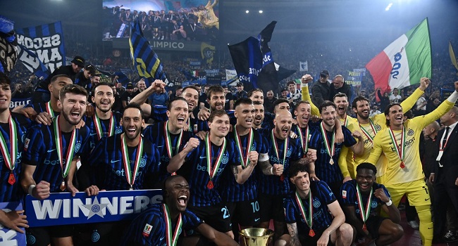 Inter Milan Win Italian Cup To Secure Domestic Double Inter Milan Win Italian Cup To Secure Domestic Double