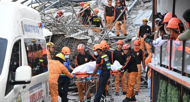 Philippines Ends Rescue Operation For 12 Missing In Building Collapse
