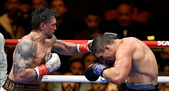 Usyk Rocked Before Stopping Verhoeven To Retain Heavyweight Belts