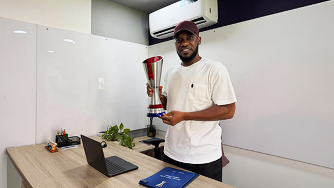 Jay Jay Okocha Receives Retro 1998 World Cup Player Of Match Award
