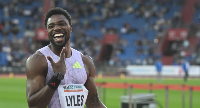 Lyles Sets World’s Best Time Over 150 Metres At Ostrava