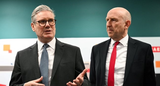 UK Defence Minister Quits With Stinging Rebuke Of PM Starmer