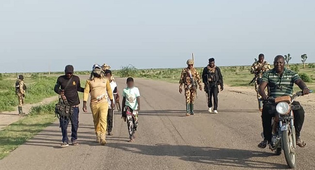 Senior ISWAP Finance Operative, 46 Others Surrender To Troops In Borno Senior ISWAP Finance Operative, 46 Others Surrender To Troops In Borno