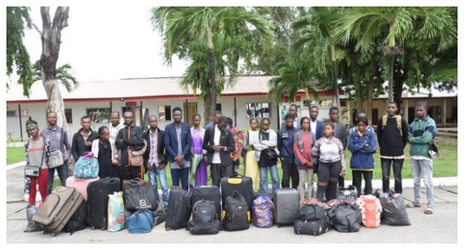 Twenty-four foreign nationals arrested by troops of the Nigerian Army's 65 Battalion during a raid on a suspected hideout in Epe, Lagos State, before being handed over to the Nigeria Immigration Service (NIS) for further investigation on July 16, 2026.