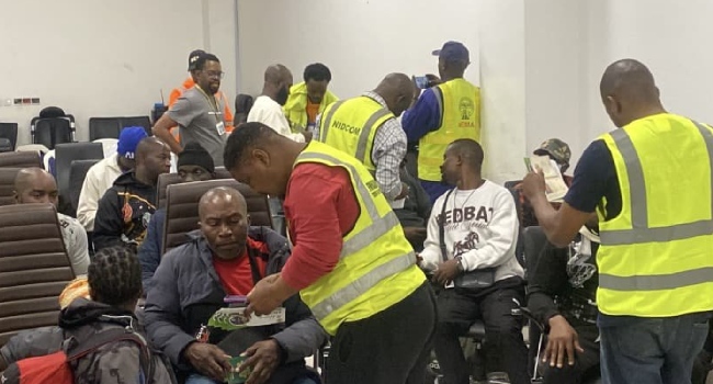Sixth Group of Nigerians Stranded in South Africa Returns to Lagos