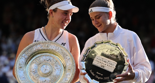 Noskova Claims First Wimbledon Title by Overcoming Fellow Czech Muchova in Thrilling Final