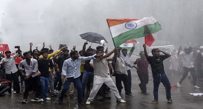 TopshotIndiaPoliticsEducationDemonstration Modi Vows Punishment For Exam Fraud Fuelling India Protests